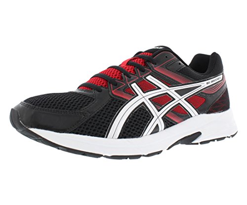 ASICS Men's Gel Contend 3 Running Shoe, Onyx/Snow/Racing Red, 14 M US