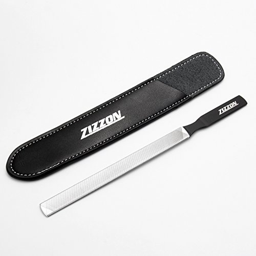 ZIZZON Stainless Steel Nail File 4 sides 7 inch Length