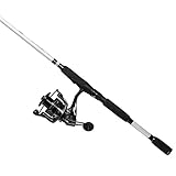 Cadence CC5 Spinning Combo Lightweight with 24-Ton Graphite 2-Piece Graphite Rod Carbon Fiber Drag System Smooth Strong Carbon Composite Frame & Side Plates Reel & Rod Combo