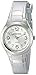 Armitron Sport Women's 25/6418SIL Easy To Read Dial Silver-Tone Resin Strap Watch