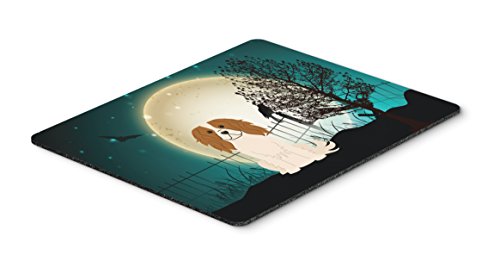Caroline's Treasures BB2248MP Halloween Scary Cavalier Spaniel Mouse Pad, Hot P…
