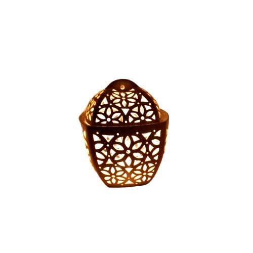 Large Ceramic Candle Holder With Lid Handmade