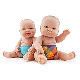 Kanga Care Rumparooz Doll Diaper Set, Preppy & Aquarius