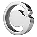 Couples Sexual Couple Ring Intimacy Scrotum Pendant Ball Stretchers Egg Weight Stainless Steel Restraint Rooster Lock Ring 6.8x1.5cm,as Picture