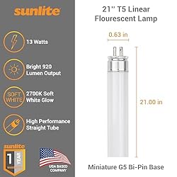 Sunlite 05075 F13T5/WW T5 Linear Fluorescent