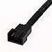 UEB 12in 4 Pin Fan Power Extension Cable, PWM Connector Case Fan Extension Power Cable for Computer (5PCS)