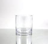 WGVI Clear Cylinder Glass Vase/Candle Holder - 5