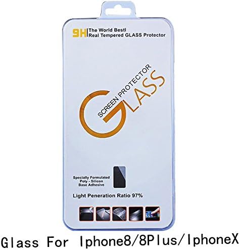 FJ-200001 FEIJUN IPOHNE X/8/8PLUS 2PCS Front + Back anti-scratch Glass Screen Protectors (IPHONE8PLUS)