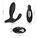 Utimi Butt Plug Anal Sex Toys Prostate Massager Waterproof Anal Vibrator Rechargeable with Remote Control Adult Sex Toys for Men or Women