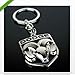 Makarine Dodge logo METAL KEYCHAIN KEY RING Caravan Caliber Journey Viper Ram JCUV Neon