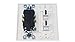 RiteAV - 15 Amp Power Outlet 2 Port HDMI Decorative Type Wall Plate - White