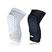 COSVER Outdoor Sport Knee Pads High Elastic Wicking Fabric Non Slip for Basketball Football Volleyball Hockey and Tennis (One Pair)