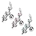 Gemmed Flower Vine Leaf Tragus Barbell 316L Surgical Steel Cartilage Bar Helix Piercing 16g