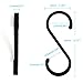 20 Pack S Shape Hooks ACMETOP Heavy-duty Hanging Hooks for Kitchenware Spoons Pans Pots Utensils Bags Towels Plants Gardening Tools Shower Curtains (Black)
