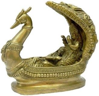 Brass Radha Krishna Sleeping on Duck Art BY vyomshop™