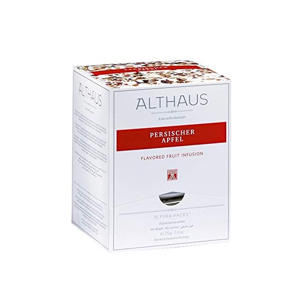 Althaus Tee PERSISCHER APFEL ⋅ Früchtetee im Pyramidenbeutel PYRA PACK ⋅ Aromatisierter Früchtetee mit Apfelgeschmack… – Bild 5