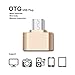 Micro Male OTG to USB Female Adapter with 3FT Micro USB Cable,CA Nylon Braided High Speed Micro USB Charging Cord Android Fast Charger Cord for Samsung Galaxy S7 Edge/S6/S5/S4 and more-Gold