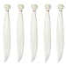 5pcs/lot,New Arrival 5.9''x39.37''Heat Resistant Synthetic Straight Solid White Hair Weft Hair Extensions for DIY BJD/SD/Bly the/American Girl Doll Wigs
