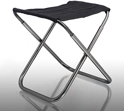 Portable Alumium Folding Stool Chair Fishing Camping Outdoor Seat + Carry Bag US