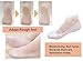Chanan Full Length Soft Silicone gel Moisturizing Socks Dry Cracked Foot Skin Care Socks Remove Calluses Corns Plantar fasciitis Foot Heel Arch Pain Pressure Relief Cushioning Insole Sleeve. (Women's)
