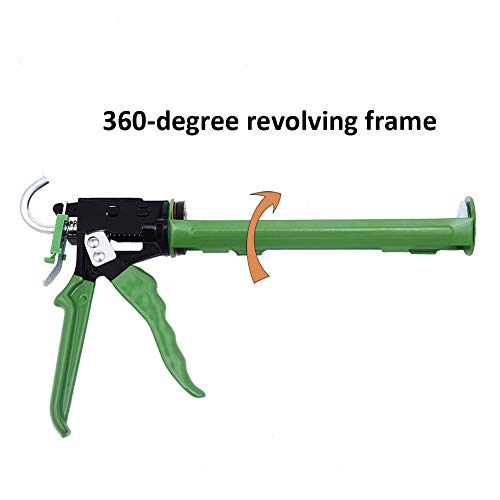 DAFEIKE Caulking Gun Effortless Silicone Sealant Caulk Gun, Revolving