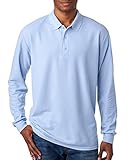 Gildan G729 Men's Drybelnd Double Pique Long-Sleeve Polo