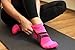 ZaTech Plantar Fasciitis Sock, Compression Socks (Pink/Black, Large)