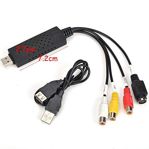 Genenic USB 2.0 Audio Video VHS to DVD PC Converter Capture Card Adapter Win 7 8 64 32 B - Thumbnail 4