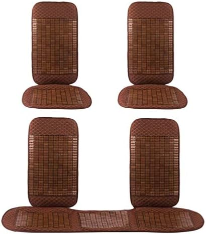 カーシートカバーセット耐摩耗性を抗菌ボトムシリコーン素材通気性の絶妙なクラフト竹5種類 Size E 7pcs