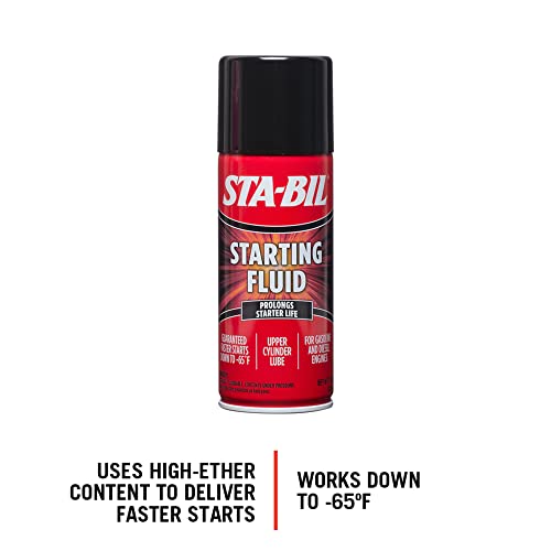 STABIL Starting Fluid Prolongs Starter Life Upper Cylinder Lube