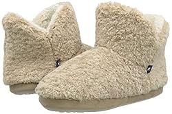 Joules Women's Boot Slipper, Oat, Small