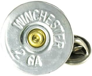 Winchester 12 Gauge Nickel Shotshell Tie Tac-Hat Pin