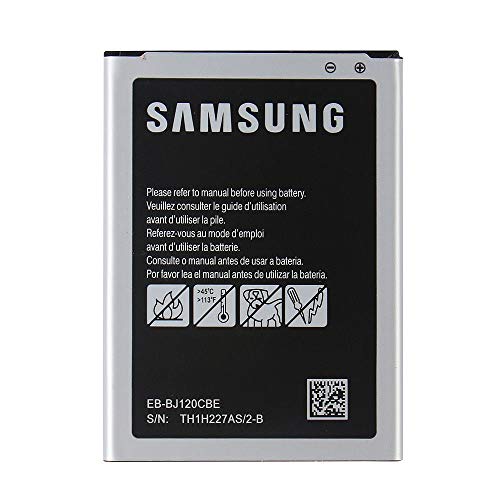 Genuine OEM Samsung Battery EBBJ120, EBBJ120CBE, EB-BJ120, EB-BJ120CBE for GALAXY AMP 2, GALAXY EXPRESS 3, GALAXY J1 (2016), J120M, SM-J120M in Non-Retail Pack