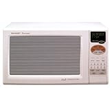 Sharp R-820Bw 900-Watt 0.9-Cubic-Foot Convection Microwave, White