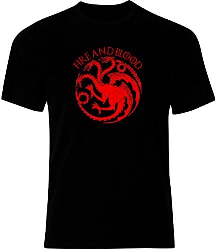 Mens House Targaryen Fire & Blood T-Shirt