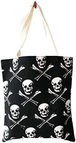 Summerz Canvas Tote Bag,Best for Shopping, Laptop, School Books, Also Work as a Reusable Day Trip Bag, The Skull