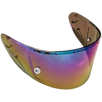 shoei rf 1200 blue mirror visor