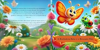 Livro A Borboleta Bela e o Besouro Pim