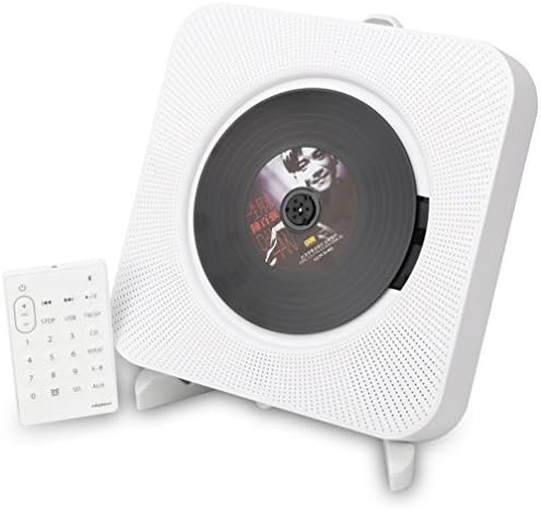 Portable CD Player, ESoku Bluetooth Wall Mountable Music Player Home Audio Boombox Built-in HiFi Speakers FM Radio with Remote Control and MP3 3.5MM Headphone Audio jack AUX input/output