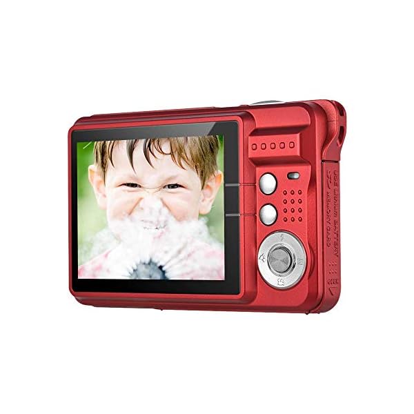 Andoer Digital Camera Cheap with 1pcs Rechargeable Batteries 1080P 48M HD 8X Digital Zoom Anti-shake 2.7inch LCD Screen Compact Digital Camera for Kids Children Teenagers Beginners Holiday Photography - Image 3
