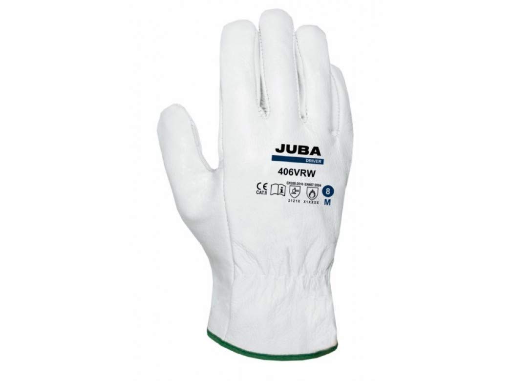 Juba – Glove Driver Leather Flower Cow Size 10 Natural Bag