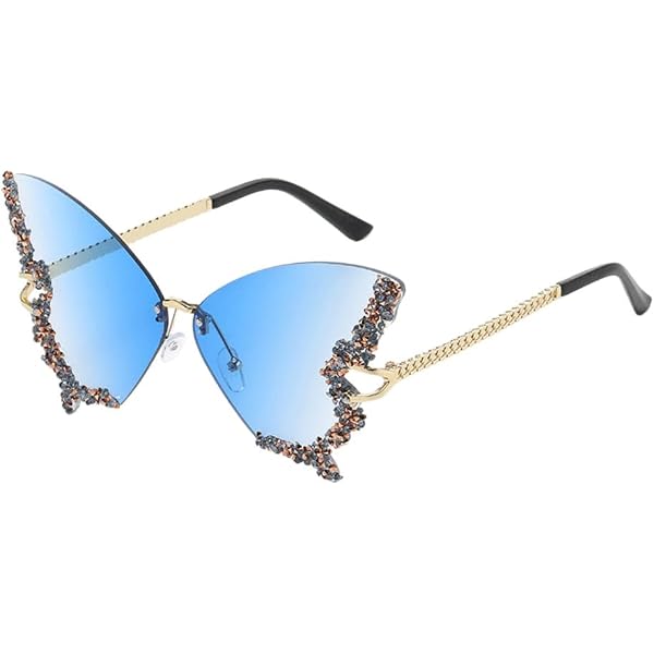 IYANCHENG Sparkling Animal Oval Frame Fashion Sunglasses  display picture 2