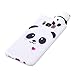 DAMONDY Galaxy S8 Case,3D Cute Cartoon Animals Pattern Soft Silicone Gel Slim Design Rubber Thin Protective Cover Phone Case for Samsung Galaxy S8 (2017)-White Panda