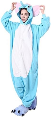 iNewbetter Sleepsuit Costume Cosplay Kigurumi Onesie Pajamas Elephant M