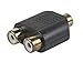 Monoprice 107190 3.5mm Stereo Jack to 2 RCA Jack Splitter Adaptor, Gold Plated, 1-Pack