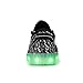 Joansam 7 Colors LED Luminous Unisex Sneakers Men & Women USB Charging Light Colorful Glowing Leisure Flashing Shoes Sprot Shoes JSSB07-38 Black
