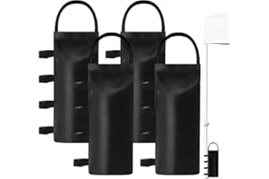 Tradesparker Canopy Weights Pop up Canopy Weight Bags,Weights for Outdoor Furniture Pop up Canopy Tent Gazebo Pergola Instant Canopies Trampoline,Sand Bags Without Sand, 4-Pack