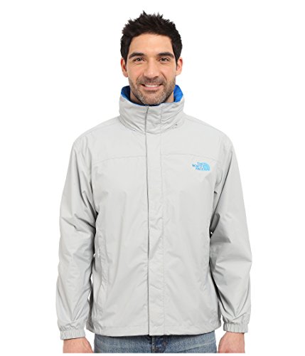 The North Face Men's Resolve Jacket (High Rise Grey/Bomber Blue) (small)