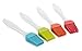 Silicone Basting, BBQ, Pastry Brush Set of 4 Kitchen Utensils, Dishwasher Safe, Heat Resistant