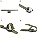 2pc 20mm Nato Nylon Strap Black , Army Green Replacement Watch Strap Band-Black Pvd Buckle